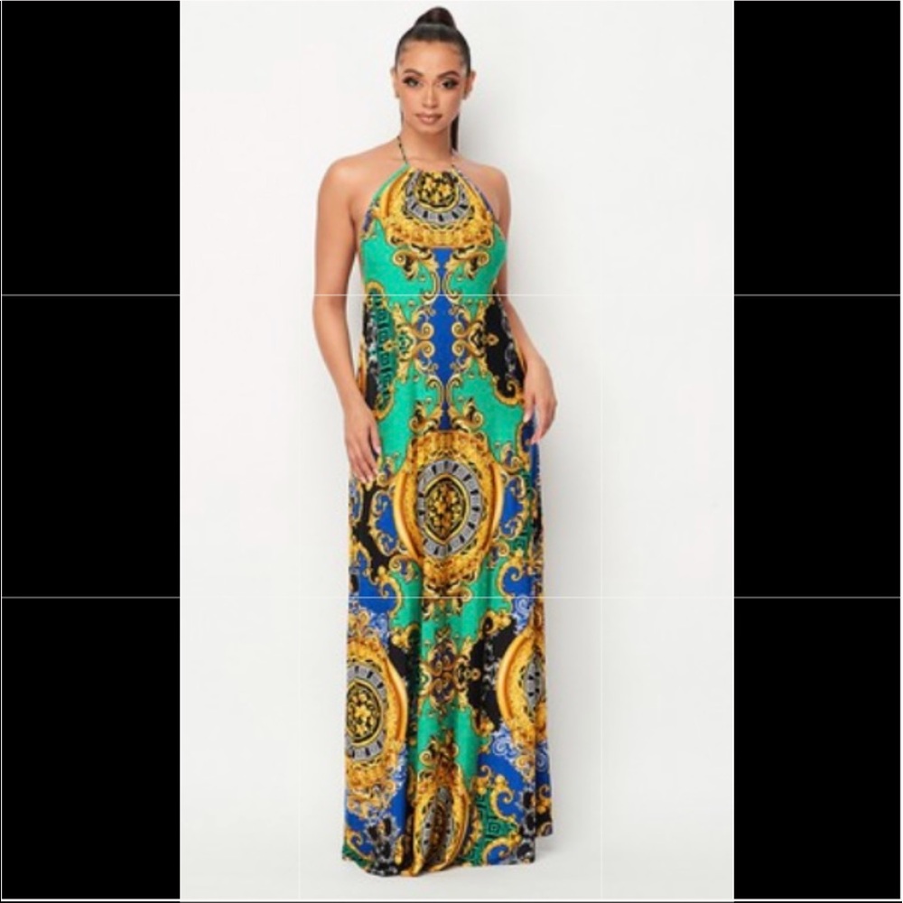 Medallion Maxi Dress